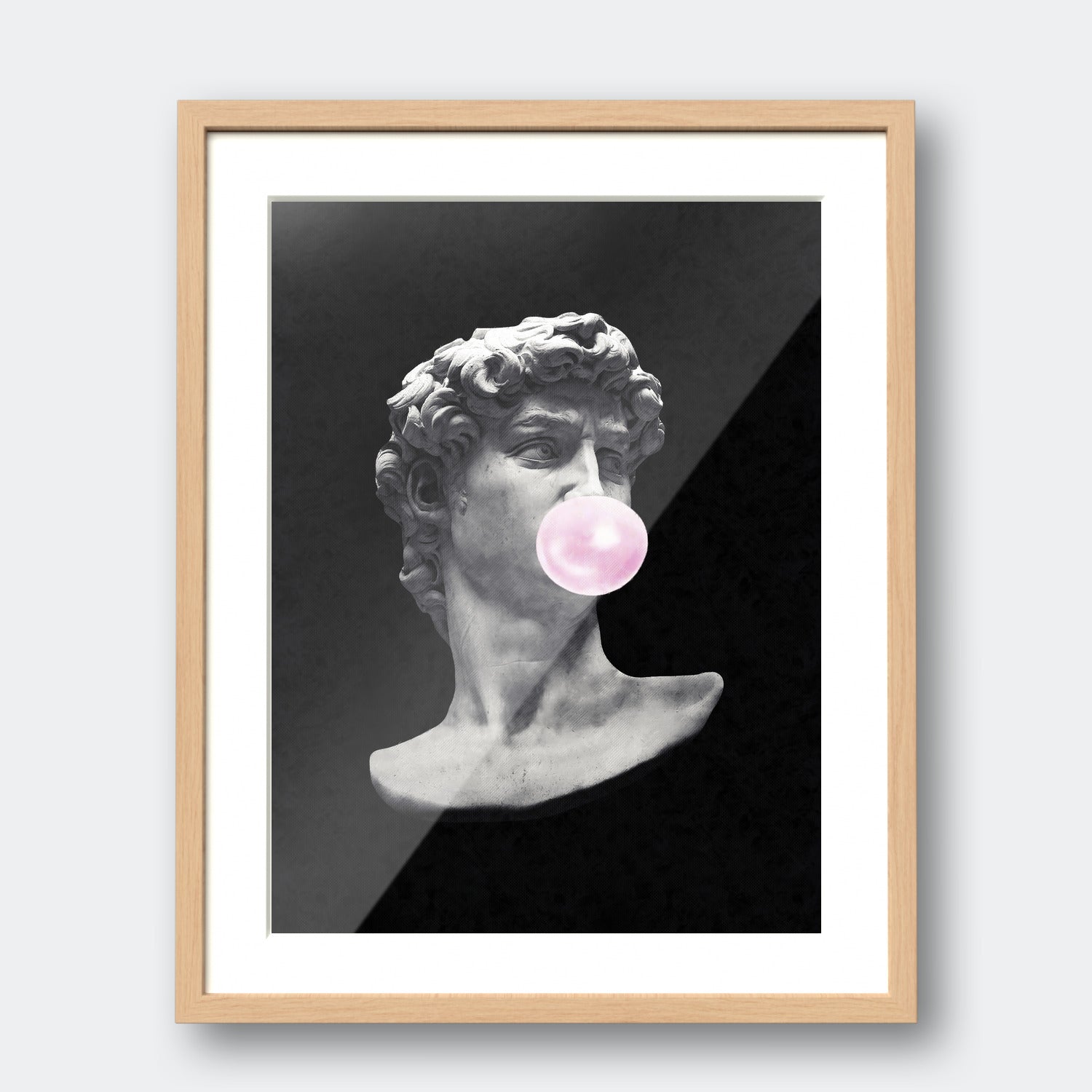 David Blowing Bubblegum Bubbles