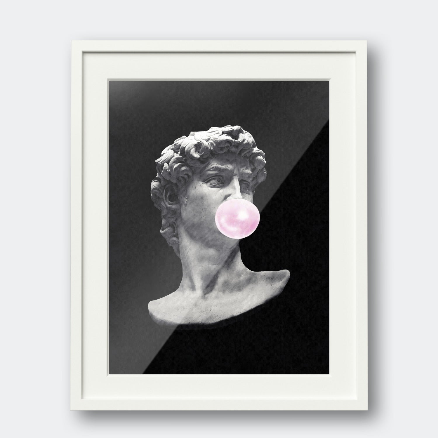 David Blowing Bubblegum Bubbles