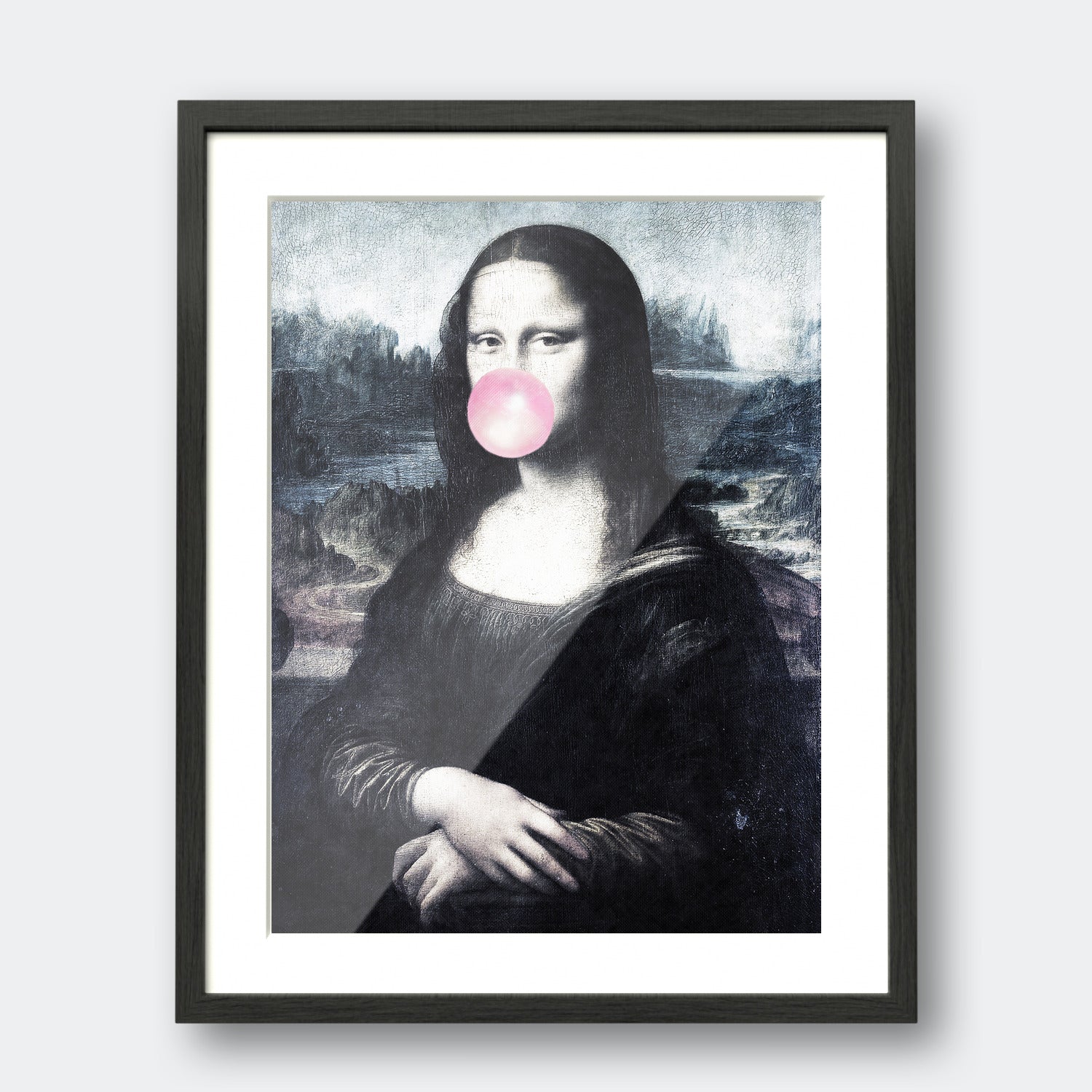 Mona Blowing Bubblegum Bubbles