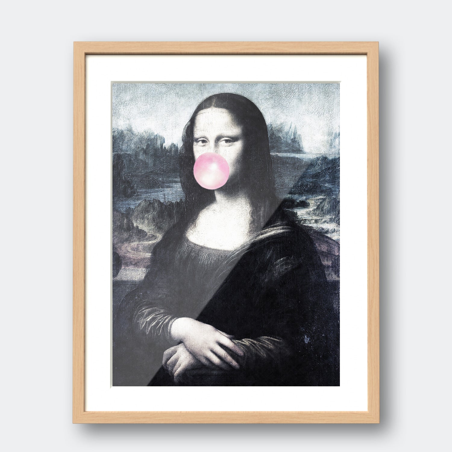 Mona Blowing Bubblegum Bubbles