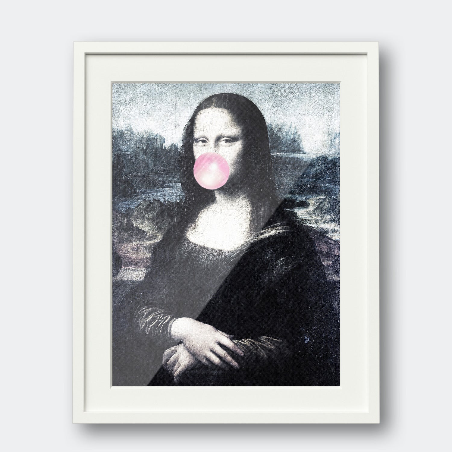 Mona Blowing Bubblegum Bubbles