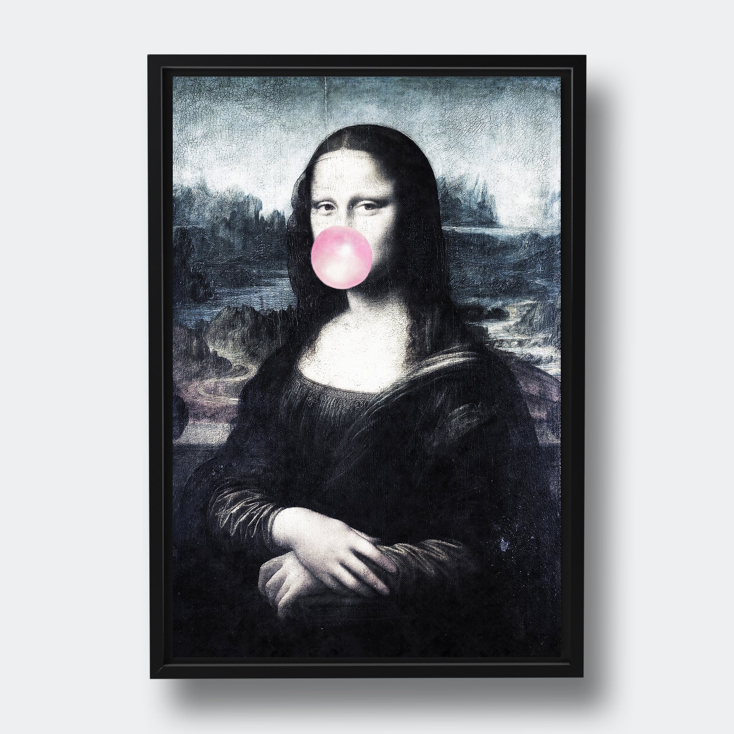 Mona Blowing Bubblegum Bubbles