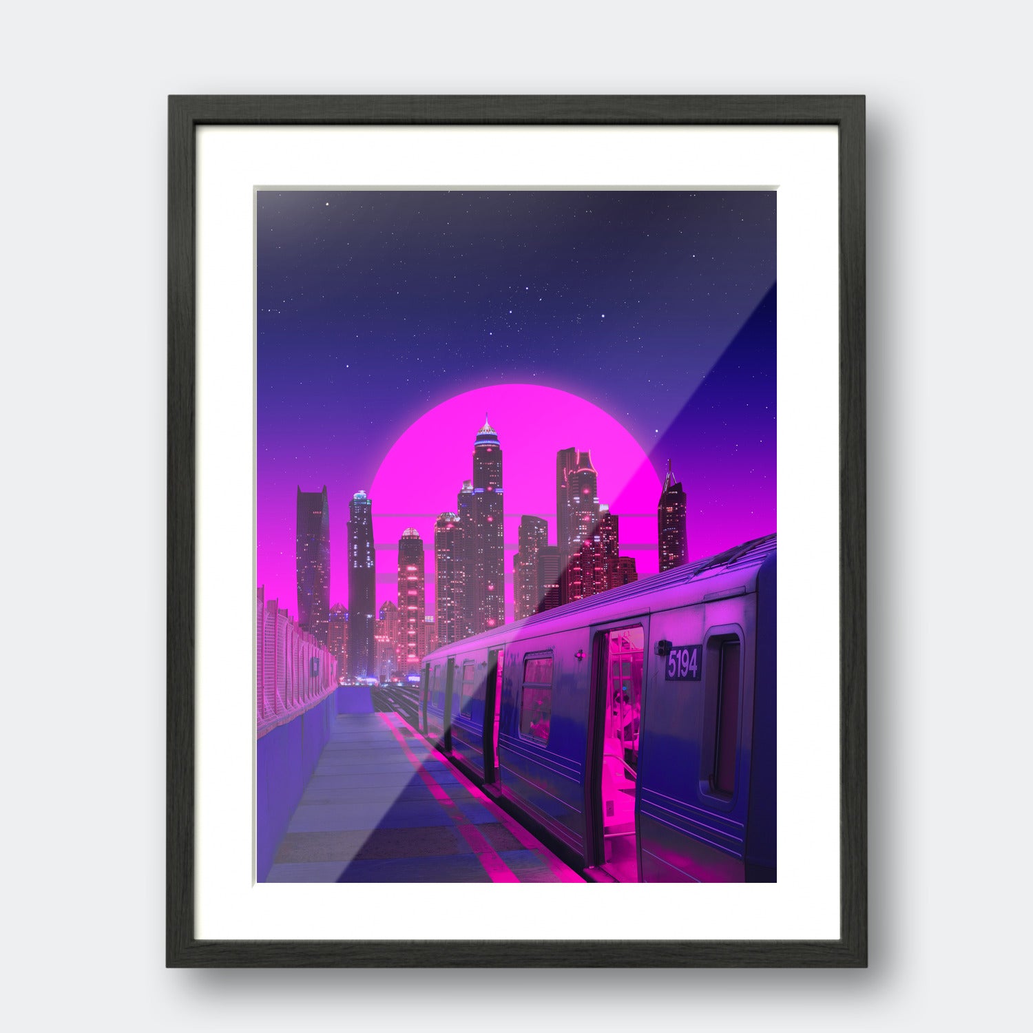 Neon City Train