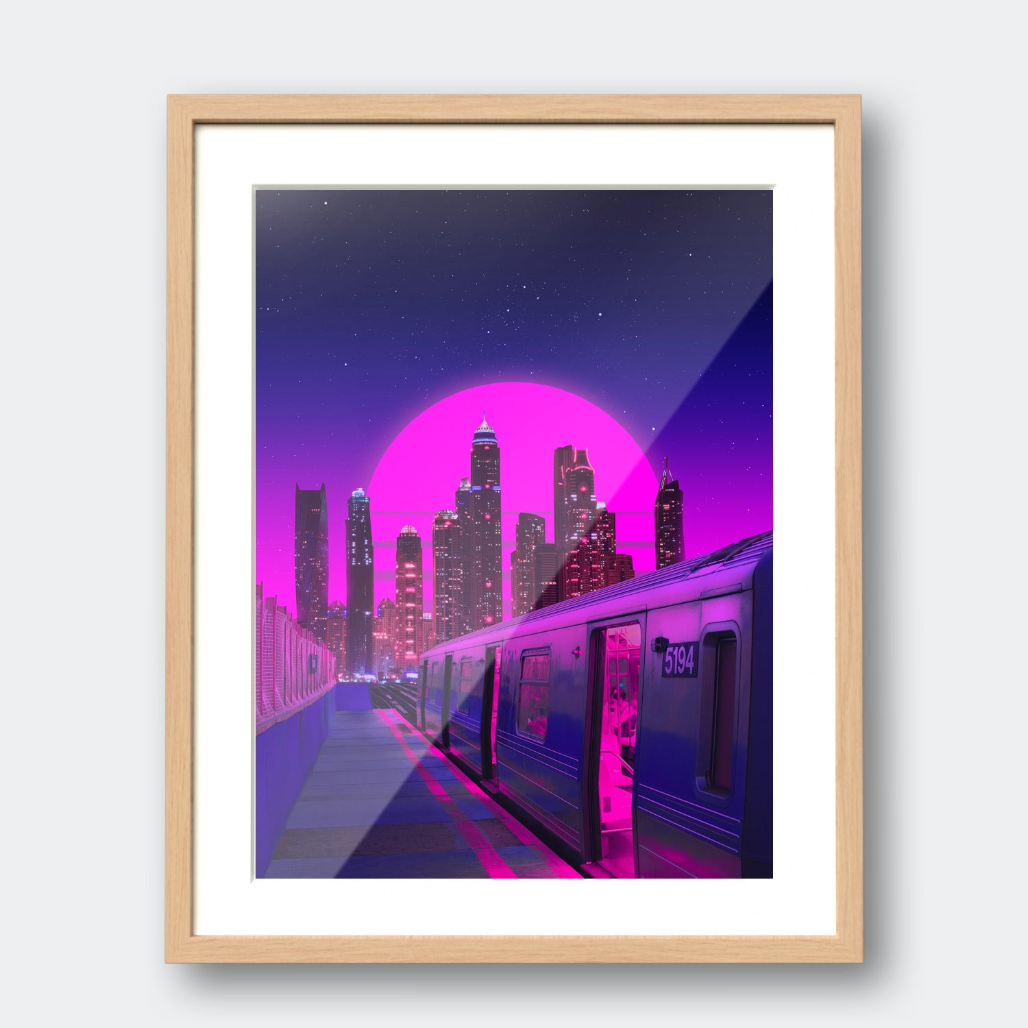 Neon City Train