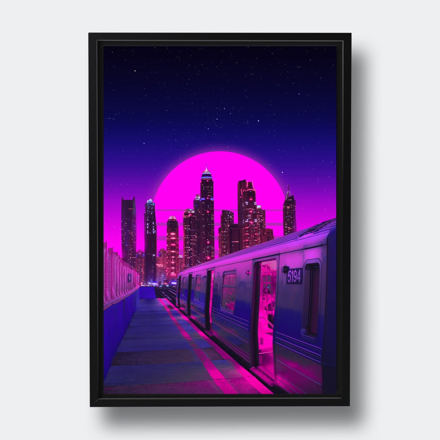 Neon City Train